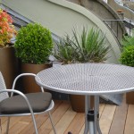 Little Venice roof patio terrace sleek and compact