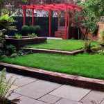 Balham family garden vibrant colours